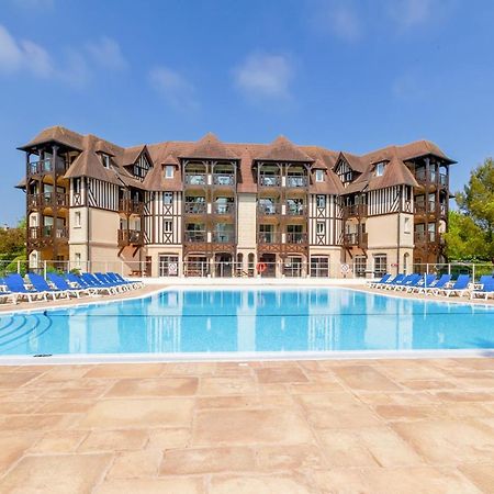 Bel appartement cosy en résidence avec piscine Deauville Esterno foto